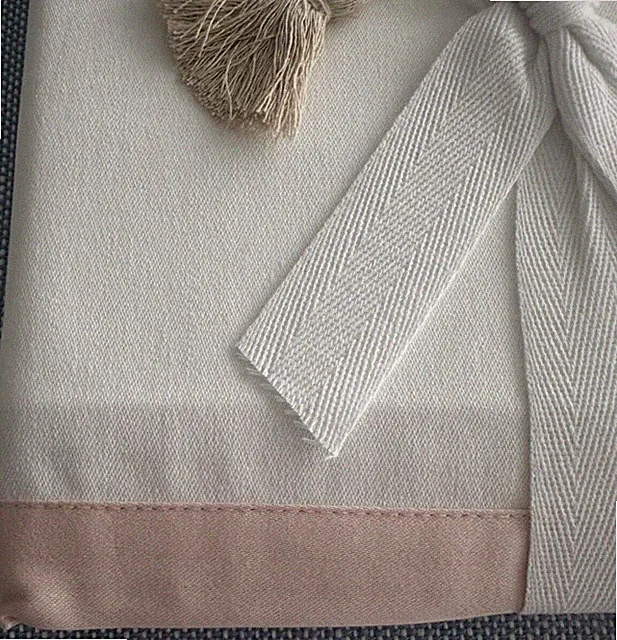 $168 NEW Serena & Lily Border Frame Bedskirt Pink Sand White FULL PAIR AVAILABLE