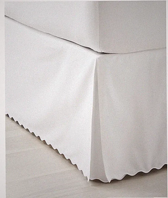 New! Serena & Lily Wave Bed Skirt | Cal King | NWT | White | Retail $248