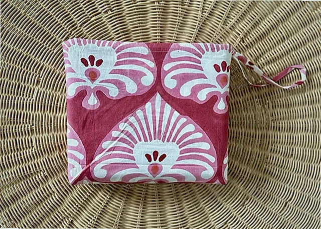 NWOT Serena & Lily Ramona/Palmetto Duvet Cover (Twin)-Pink/Red