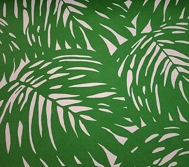 Palm in Artichoke BTY Serena and Lily 100% Polyester Basket Weave Outdoor Fern