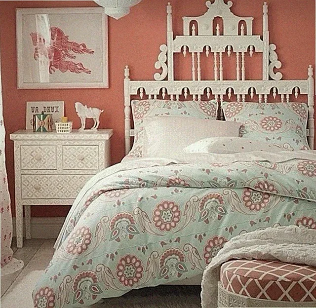 SERENA and LILY Annabel Duvet Cover Bird/Flower Pattern Full Size *Please Read*
