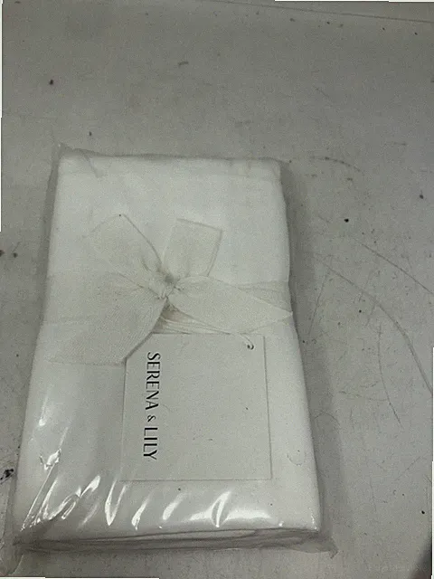 Serena & Lily Essential Pillow Cases Set Of 2 King/Sateeen/White