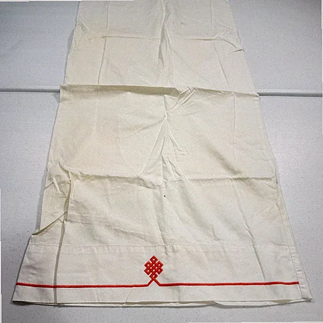 serena & lily pillowcase king cream embroidered edge cotton modern traditional