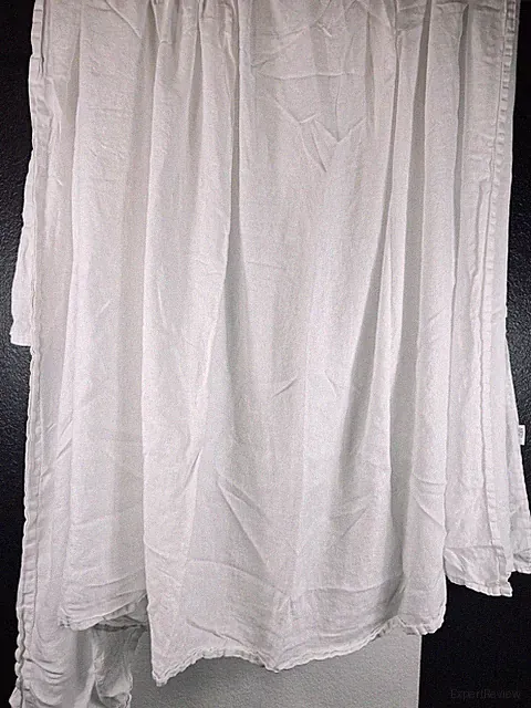 Serena & Lily Queen Flat 100% Linen Sheet Solid White
