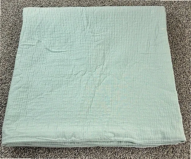 Serena & Lily Reversible Bedspread Blanket Cover Full Queen Green READ
